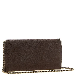 Brown Polyester Cardholder