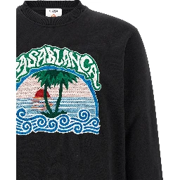 Black Organic Cotton Sweatshirt