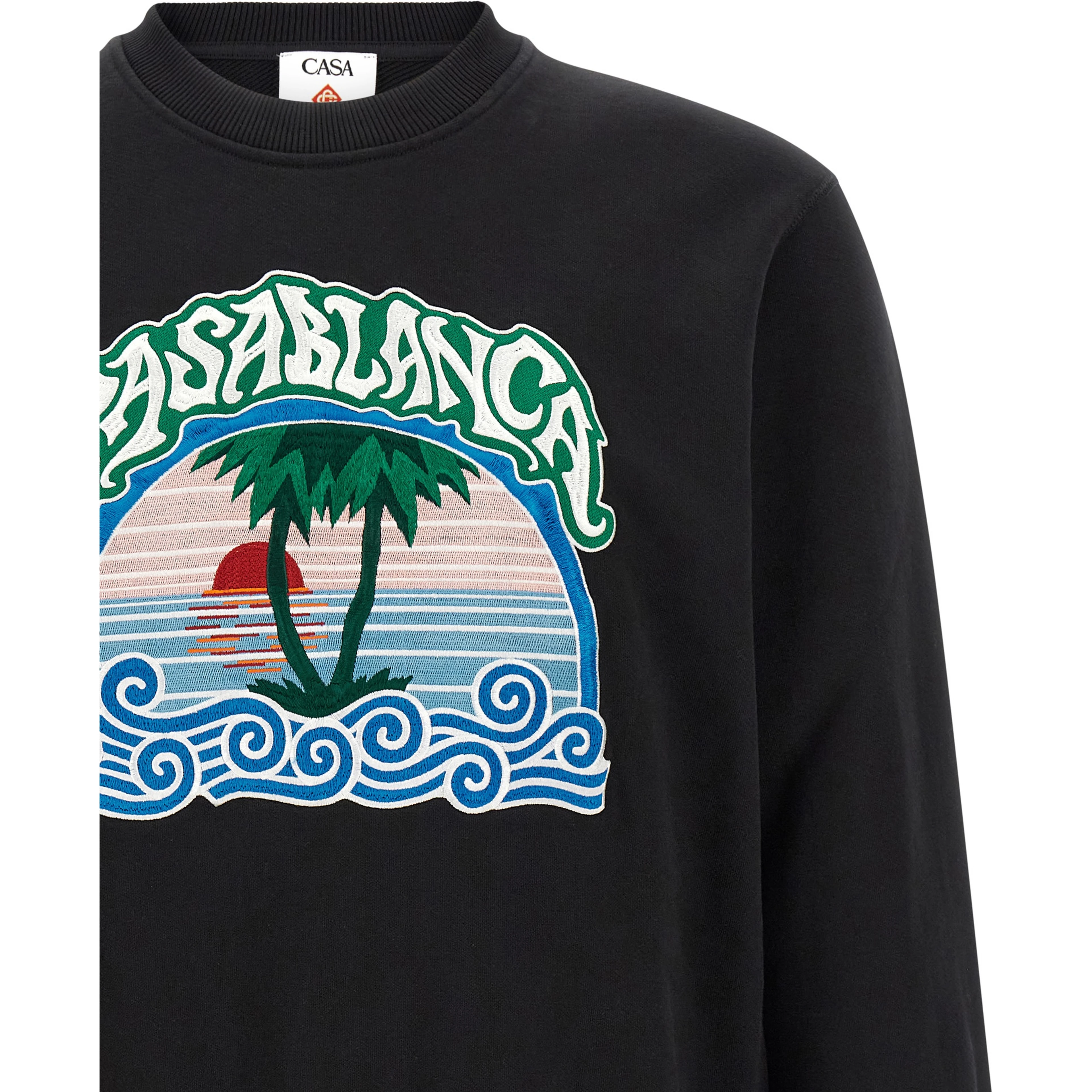 Black Organic Cotton Sweatshirt