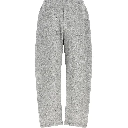 Gray Cotton Athletic Pants