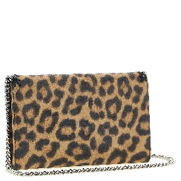 Brown Polyester Clutch Bag