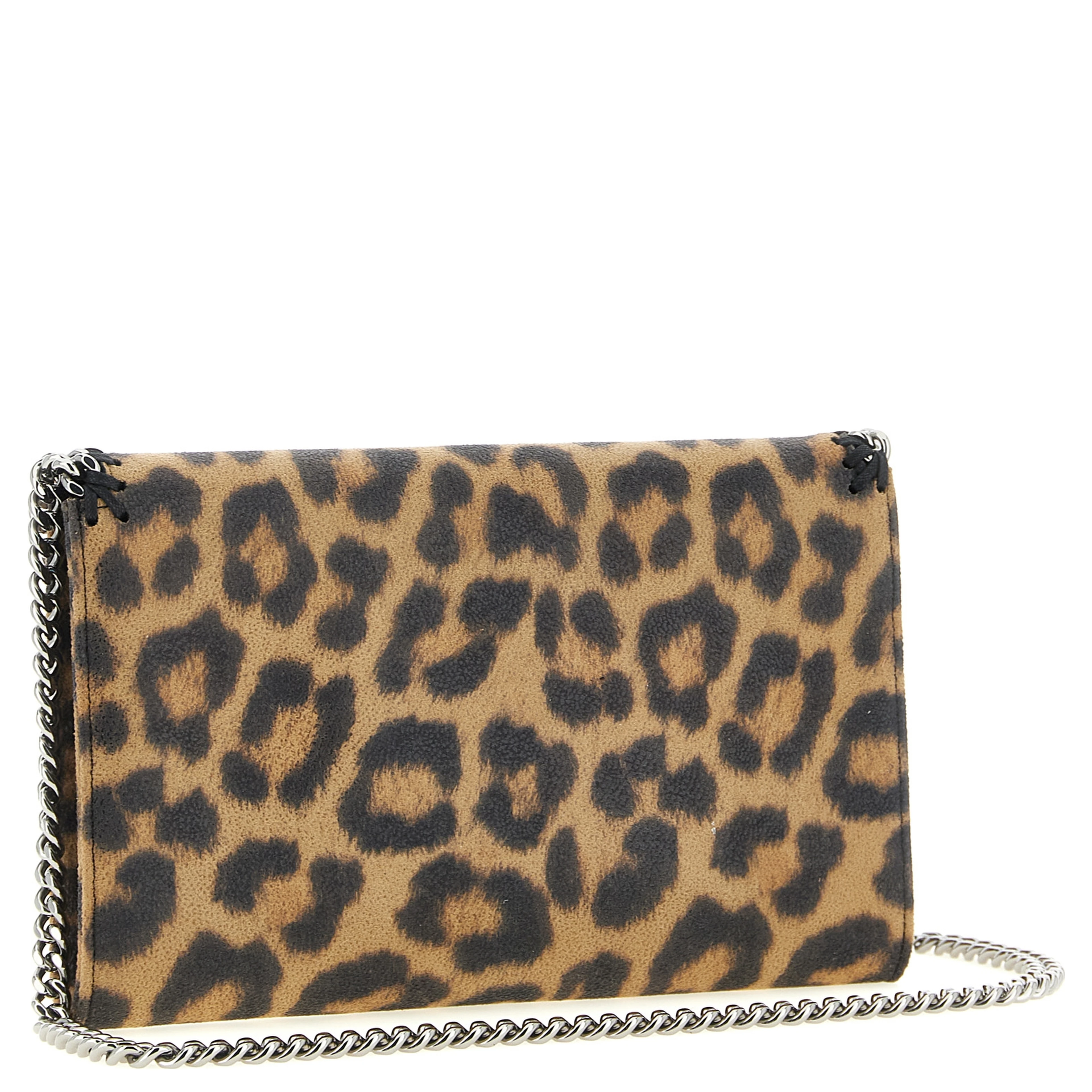 Brown Polyester Clutch Bag