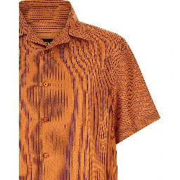 Orange Silk Blouse