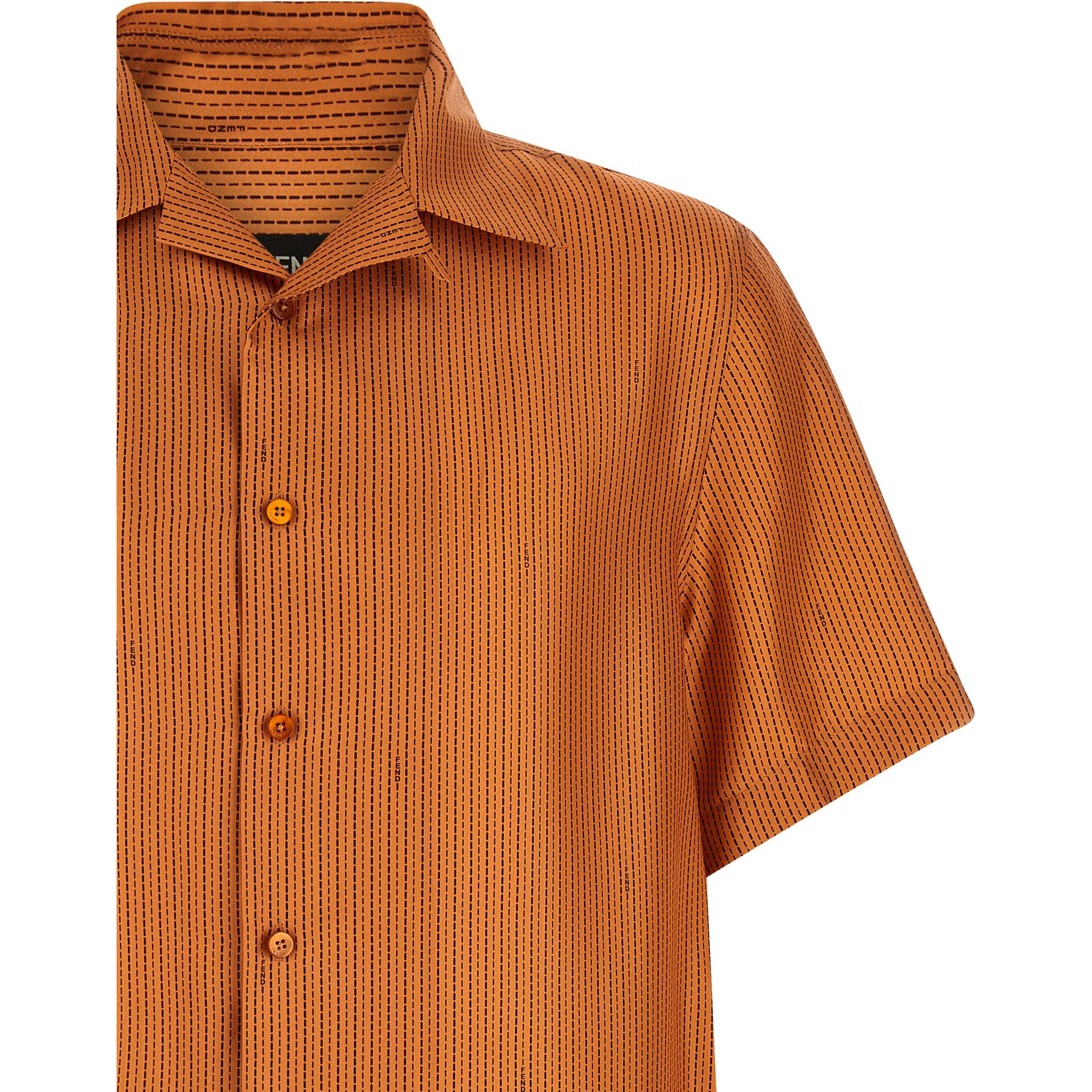 Orange Silk Blouse
