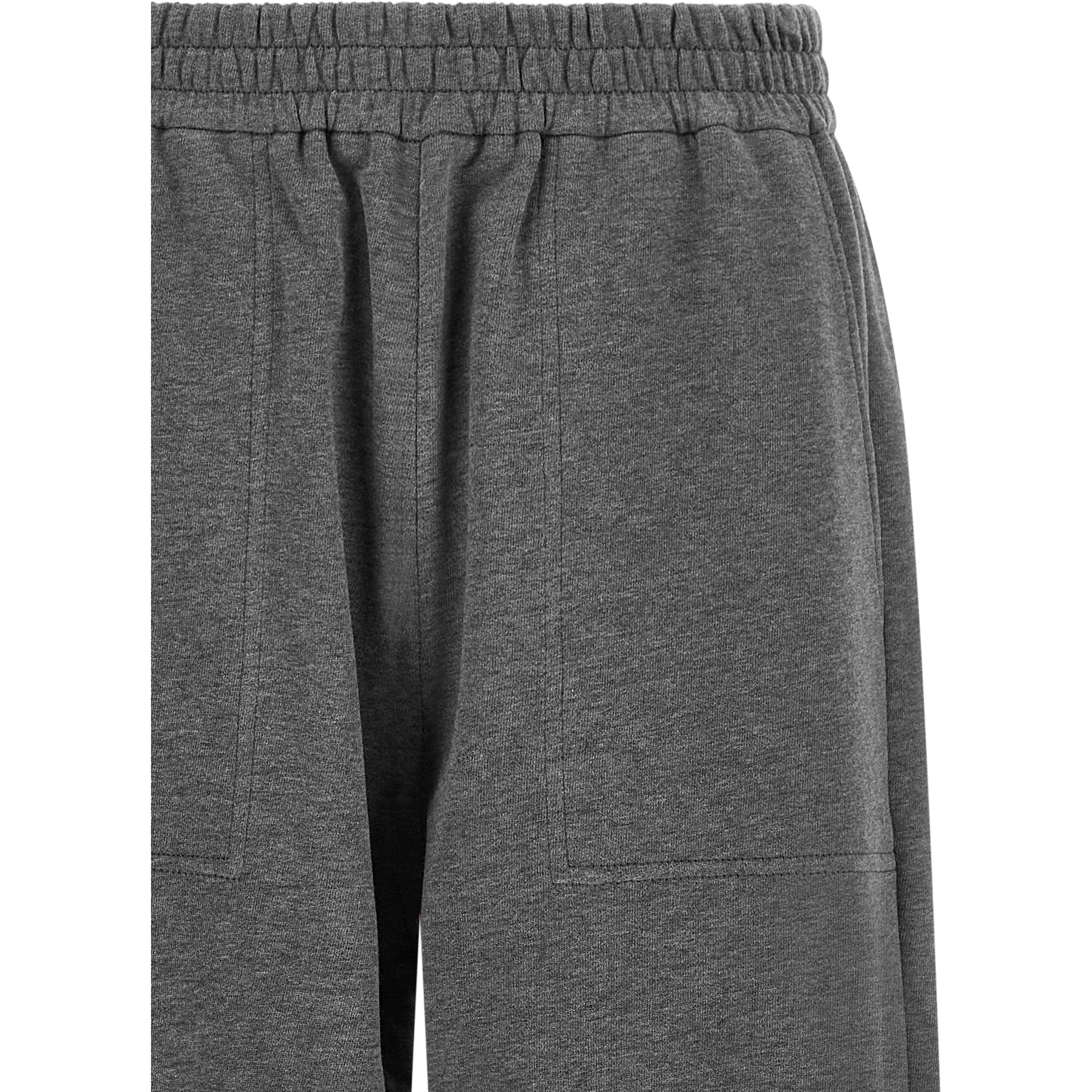 Gray Cotton Joggers (Workout Pants)
