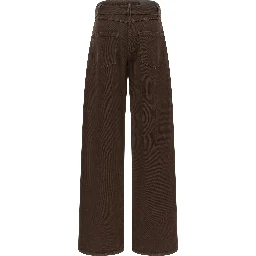 Brown Cotton Jeans Denim