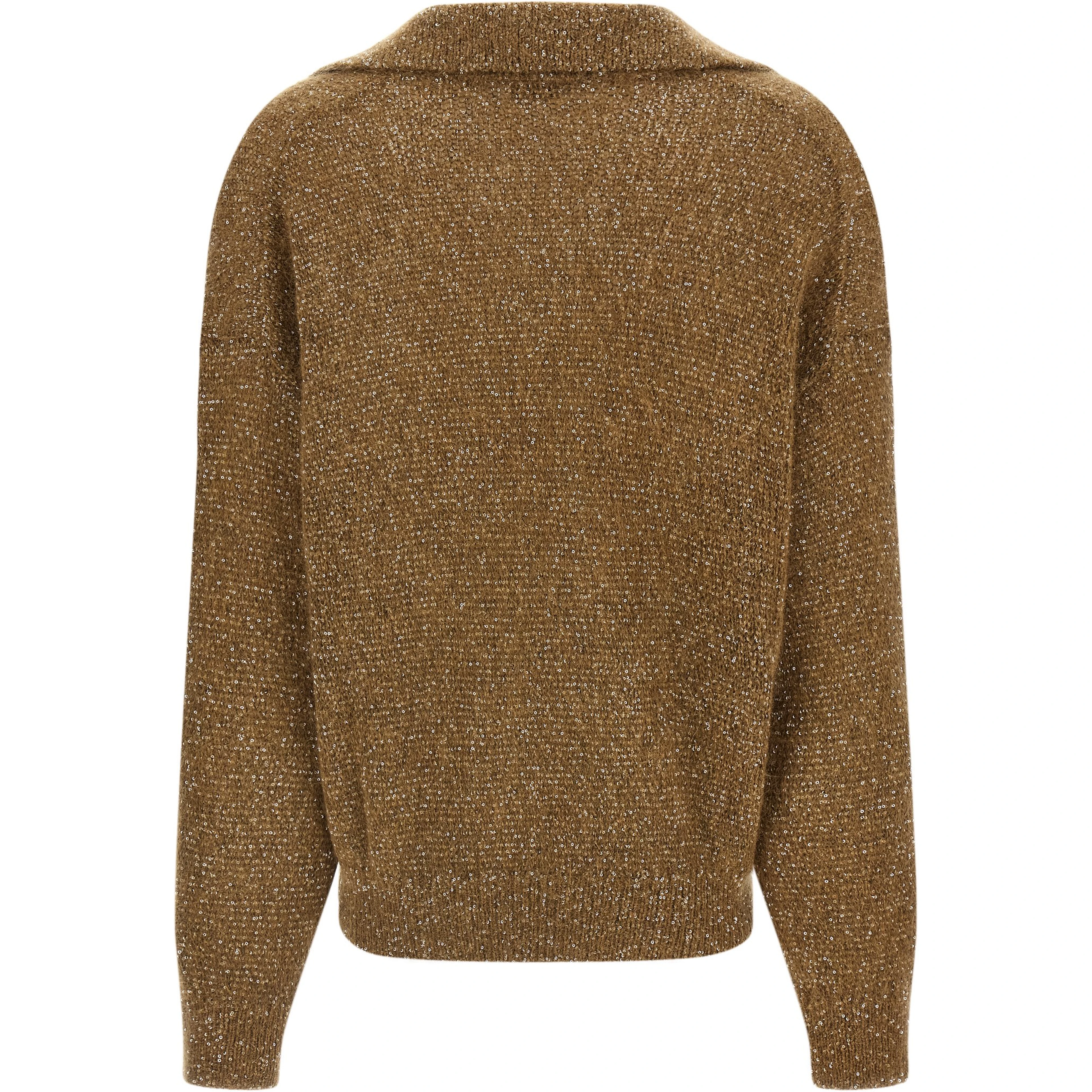Brown Polyamide Polo Shirt