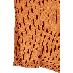 Orange Silk Blouse