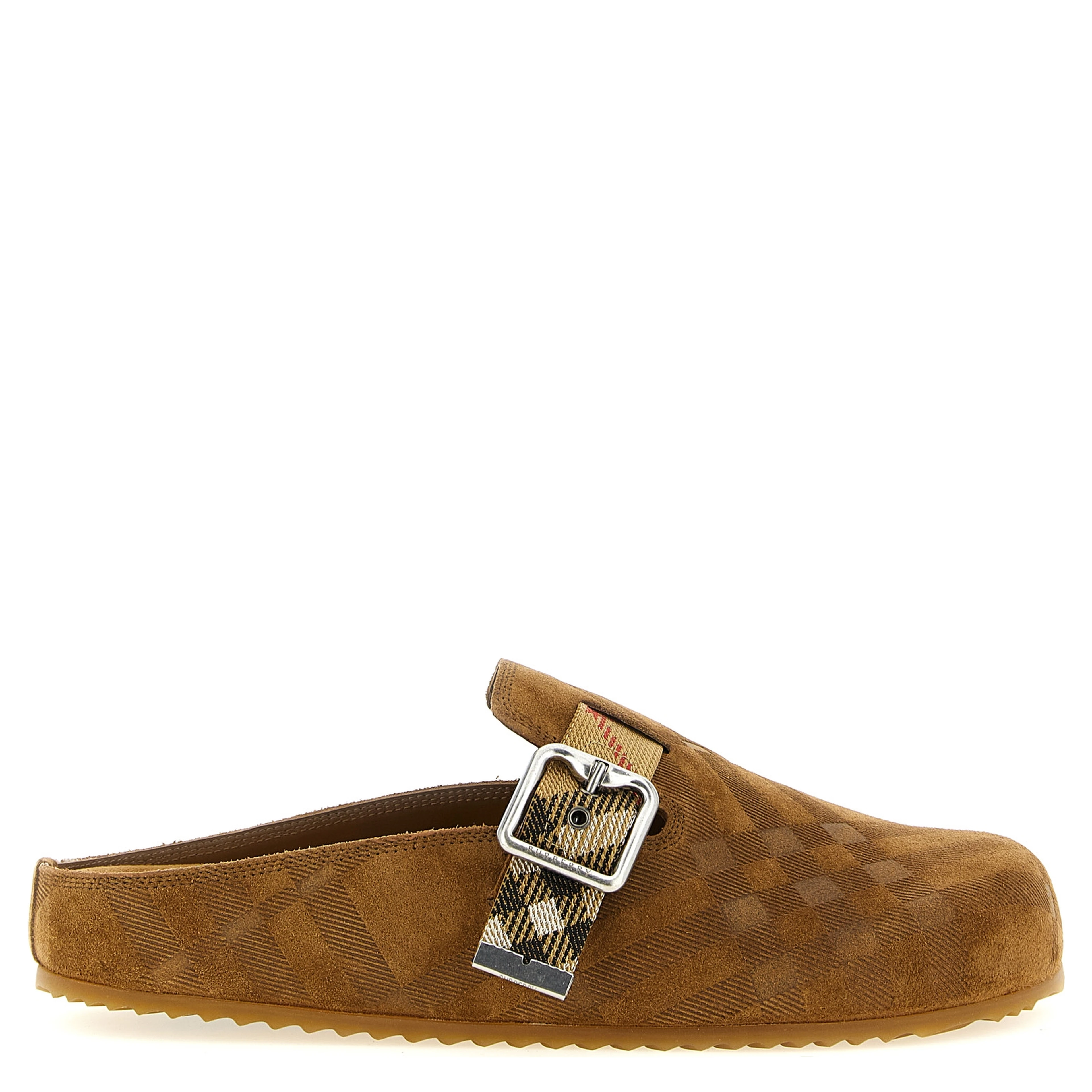 Brown Leather Clogs