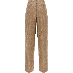 Beige Wool Dress Pants