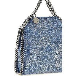 Blue Polyester Handbag