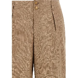 Beige Wool Dress Pants