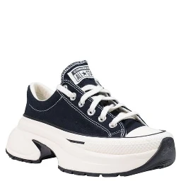 Black And White Textile Chunky Sneakers