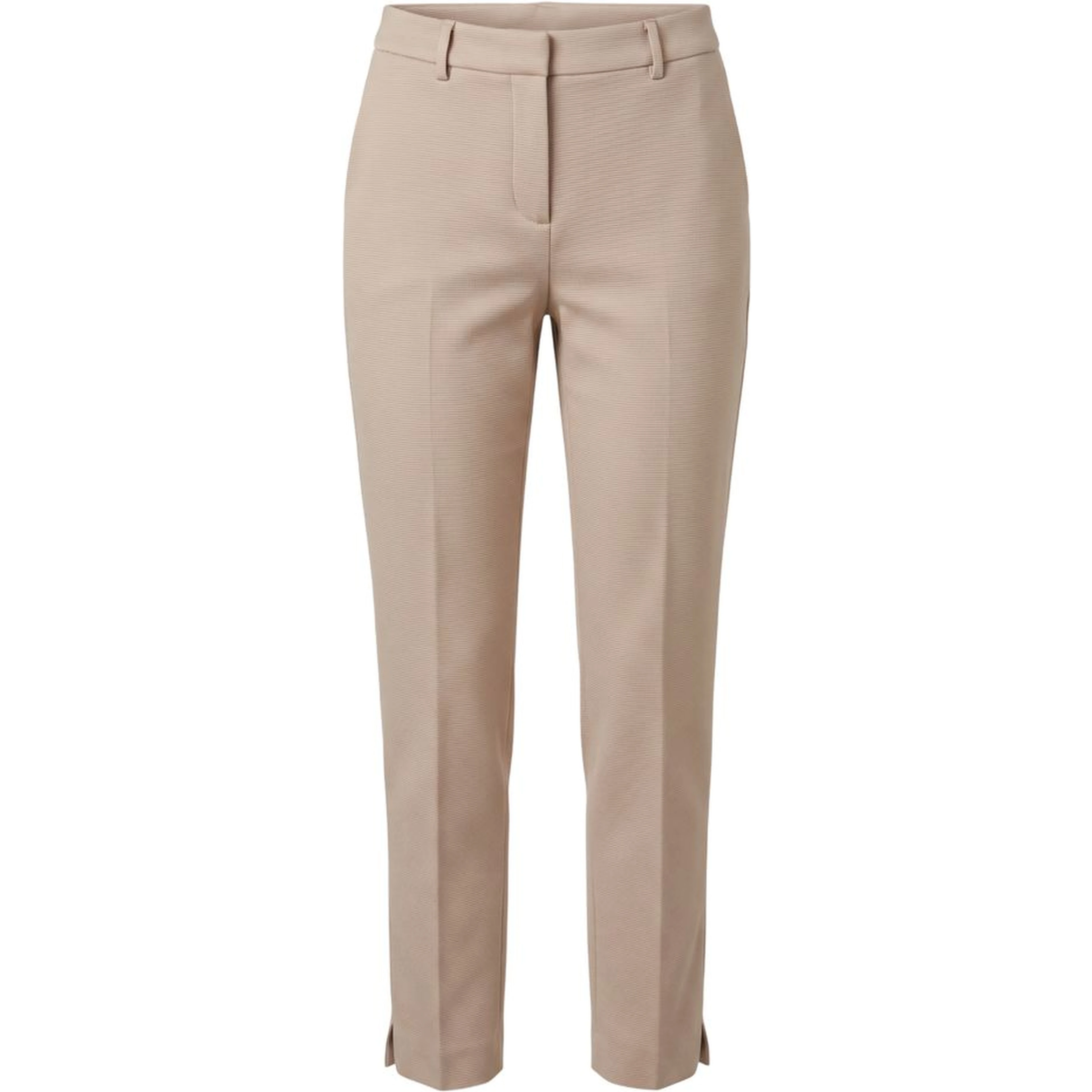 Beige Viscose Women Pants