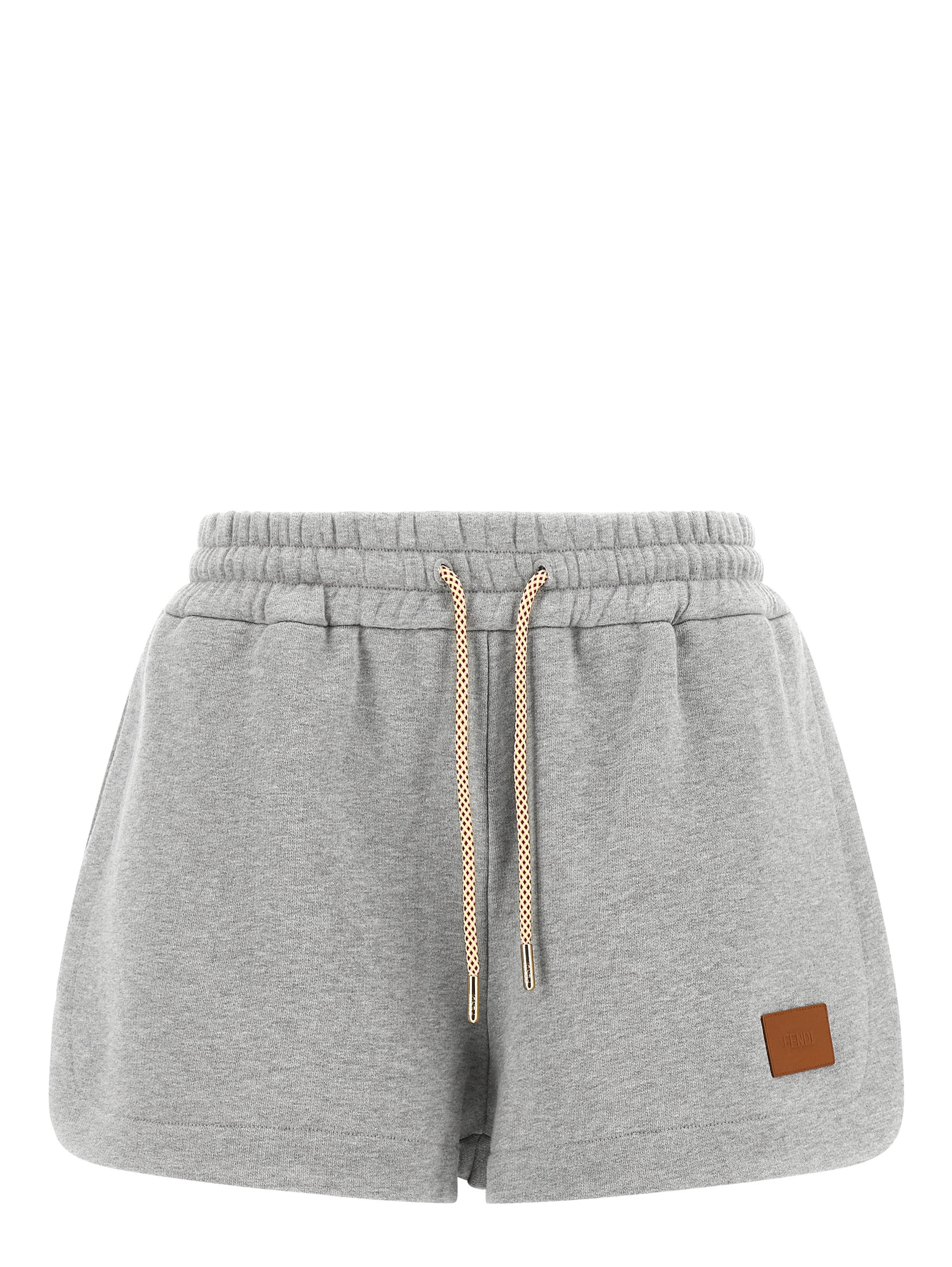 Gray Cotton Bermuda Shorts