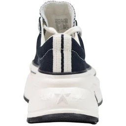Black And White Textile Chunky Sneakers
