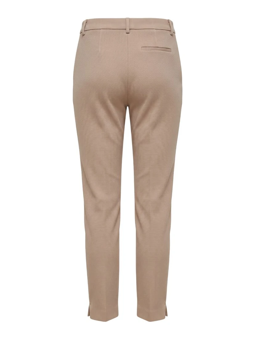 Beige Viscose Women Pants