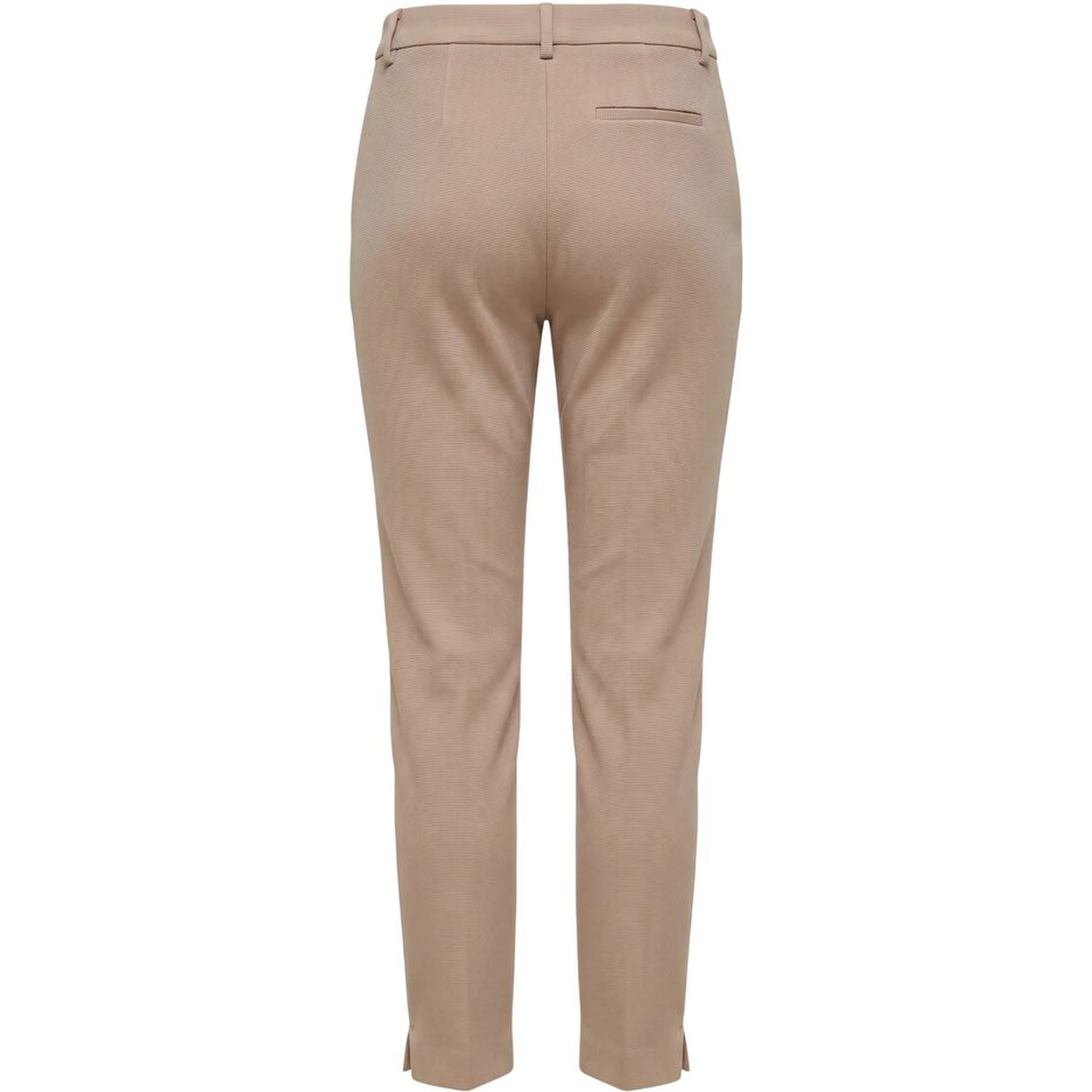 Beige Viscose Women Pants