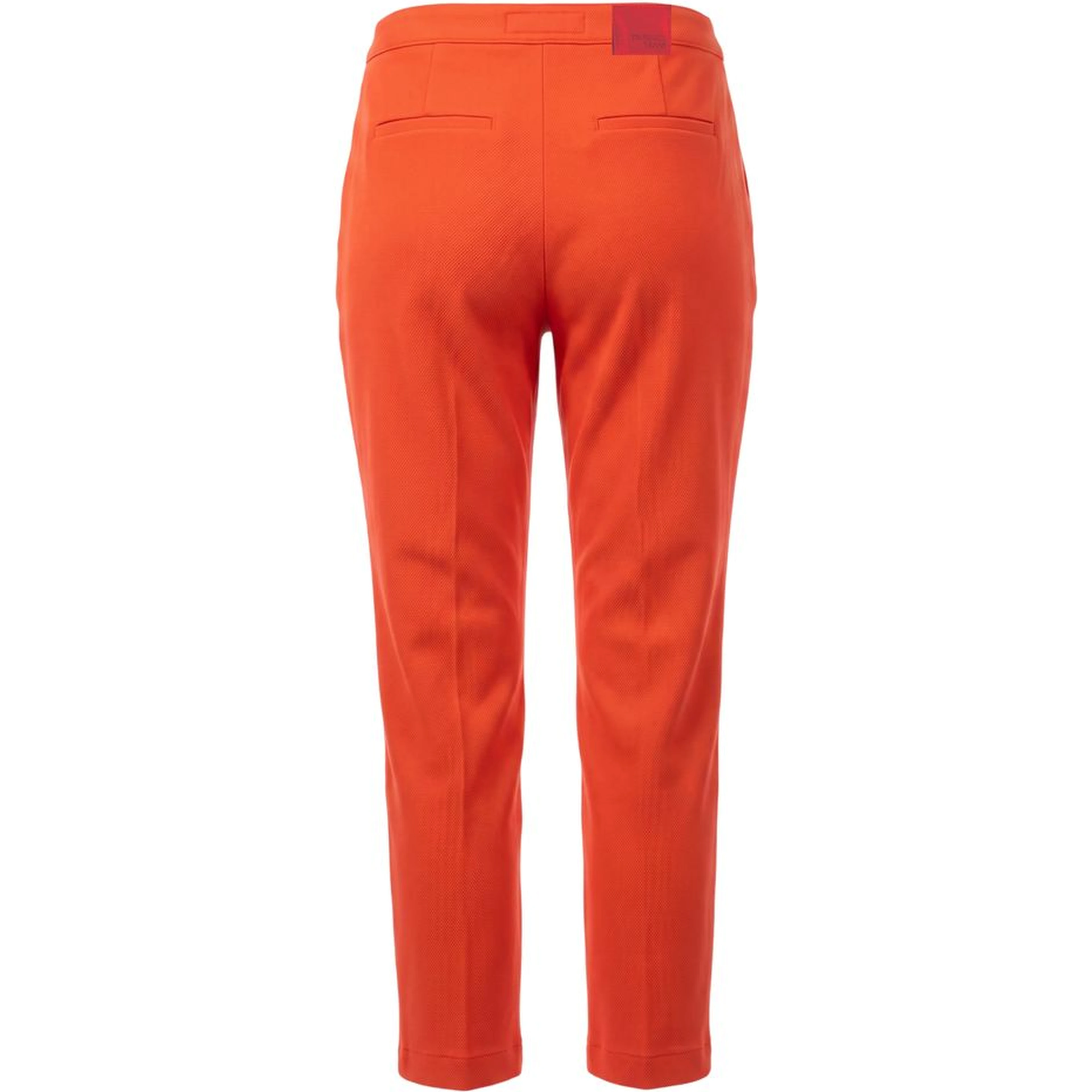Orange Cotton Women's Pant