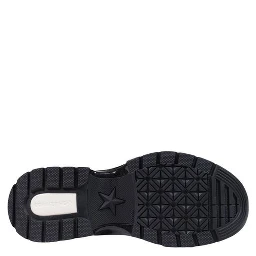 Black And White Textile Chunky Sneakers