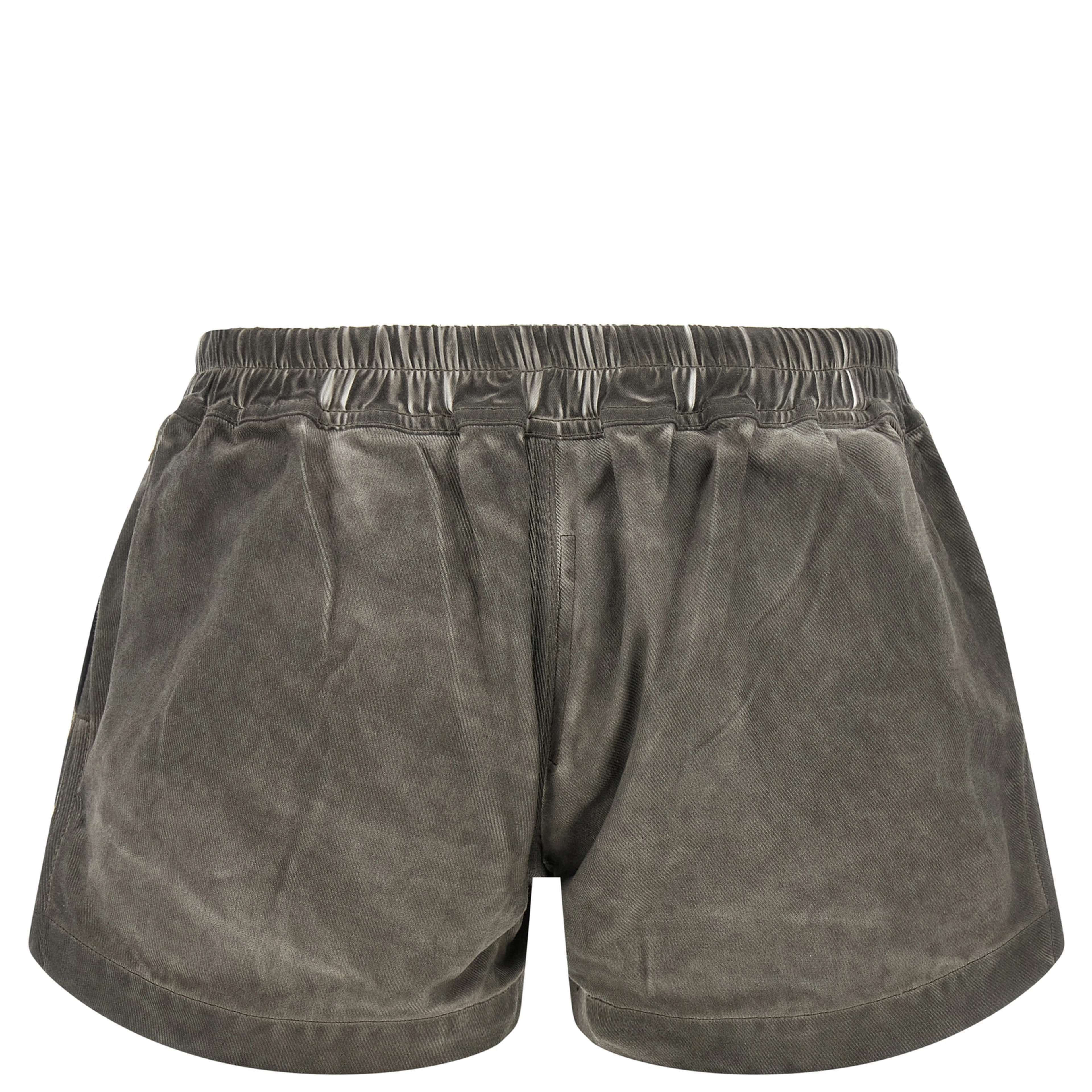 Gray Cotton Bermuda Shorts