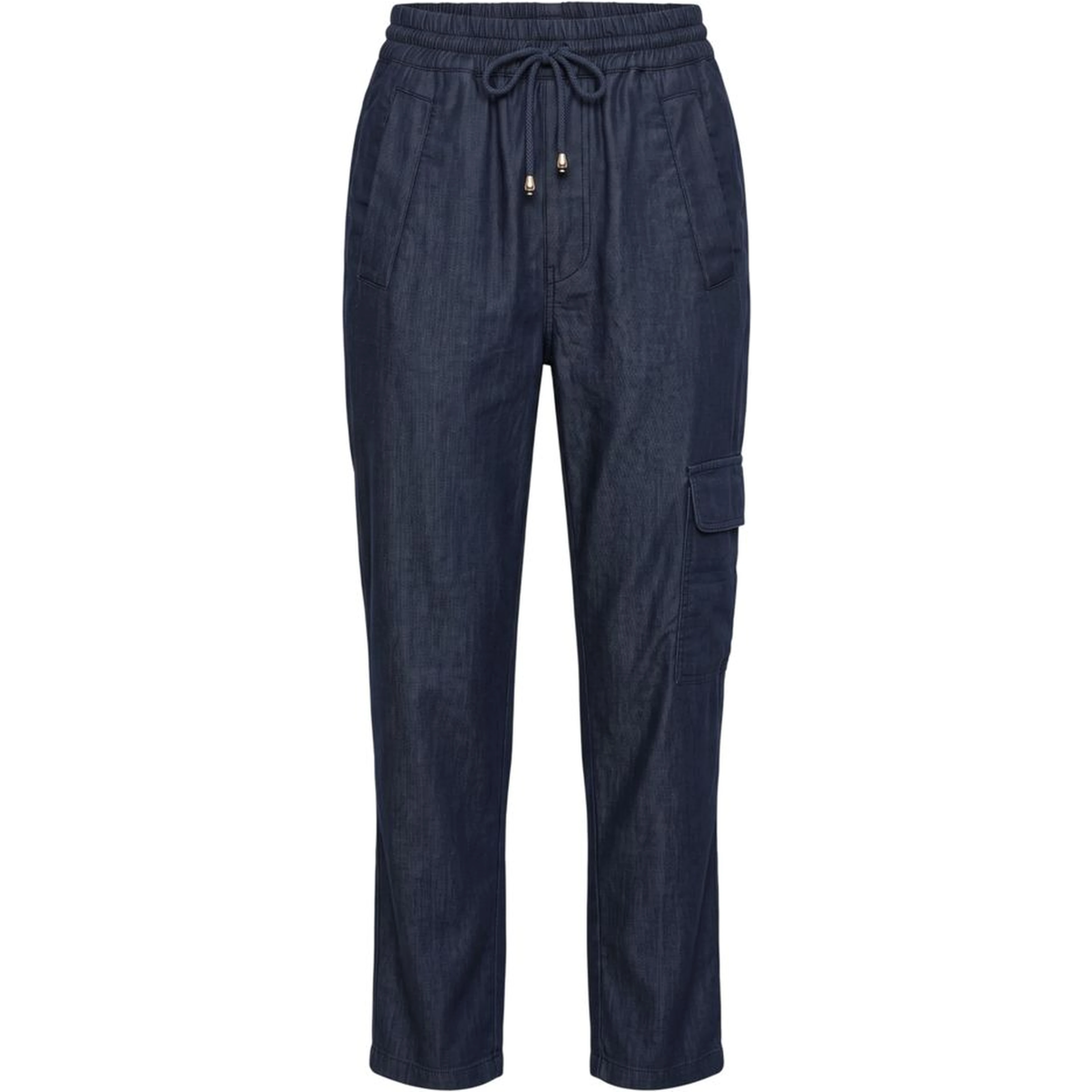 Blue Cotton Women's Pant