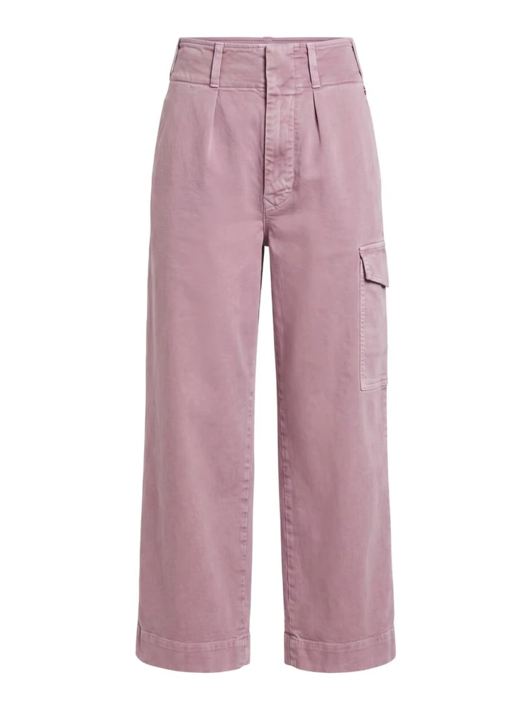 Purple Cotton Women Pants