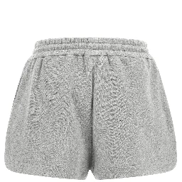 Gray Cotton Bermuda Shorts