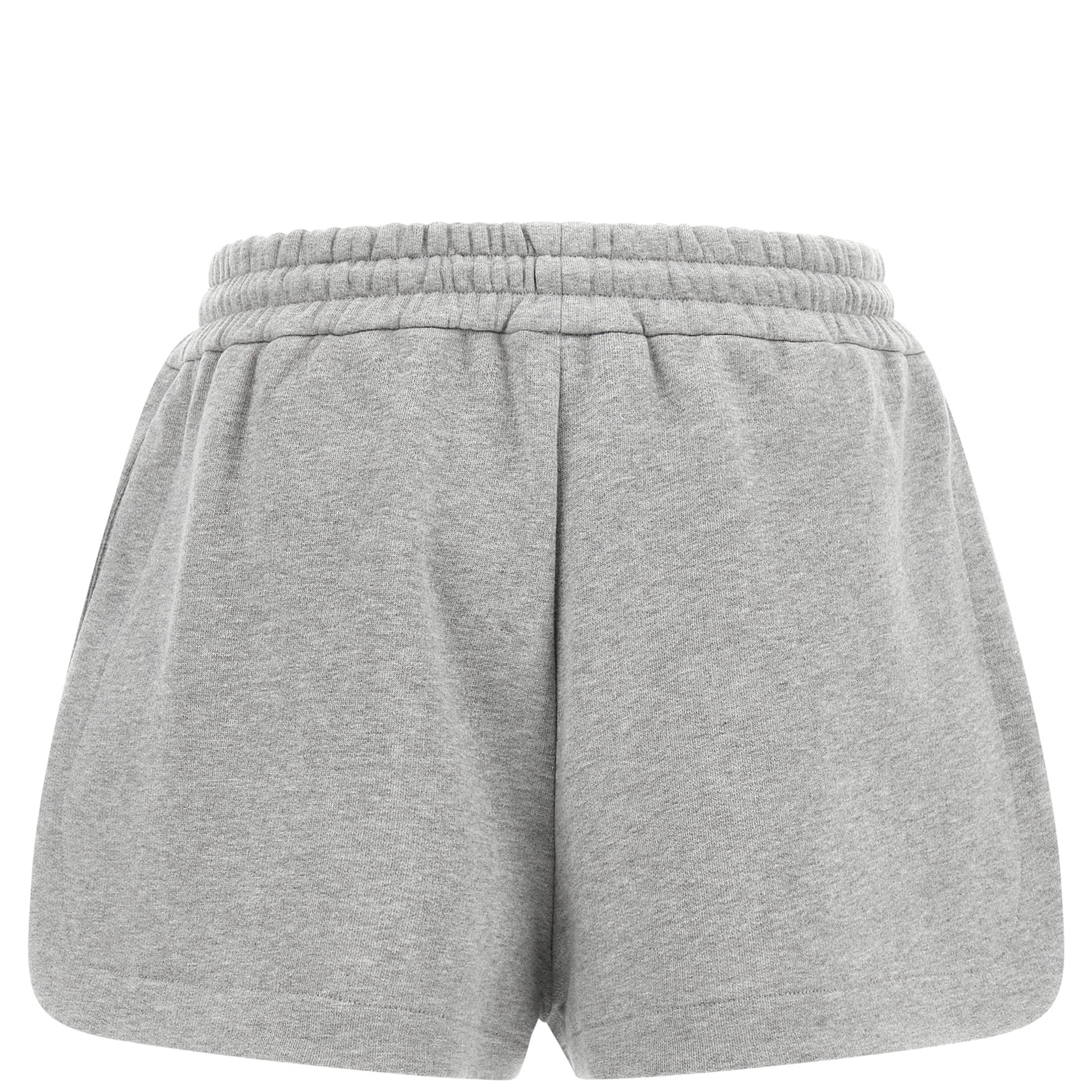 Gray Cotton Bermuda Shorts
