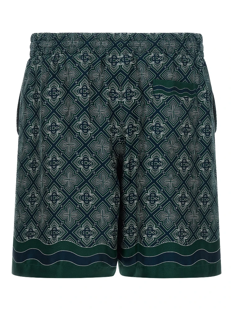 Multicolor Silk Bermuda Shorts alternative
