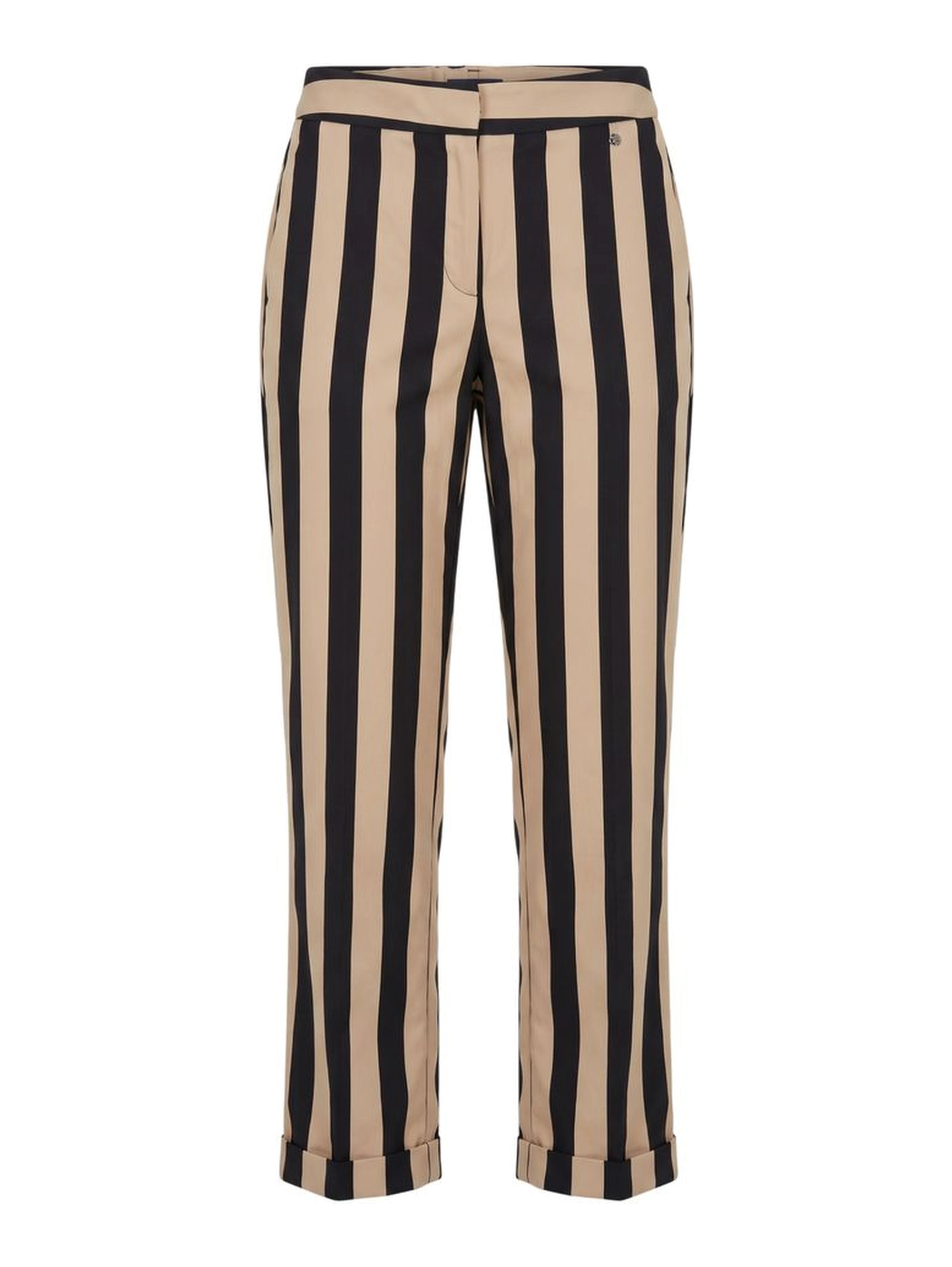 Black Viscose Women Trousers