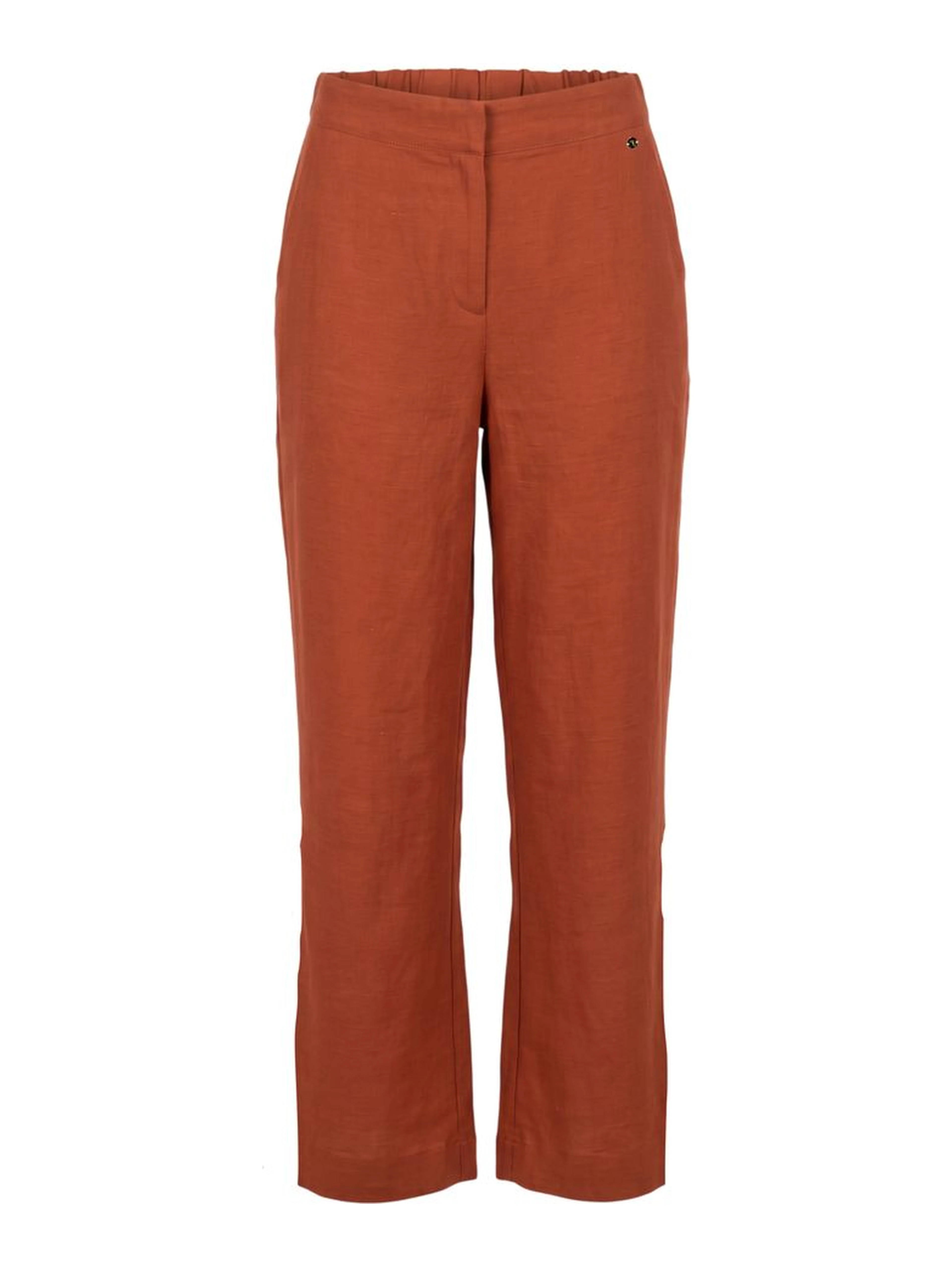 Brown Viscose Women Pant