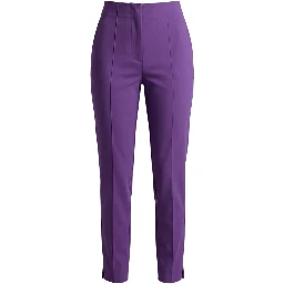 Purple Viscose Women Pants