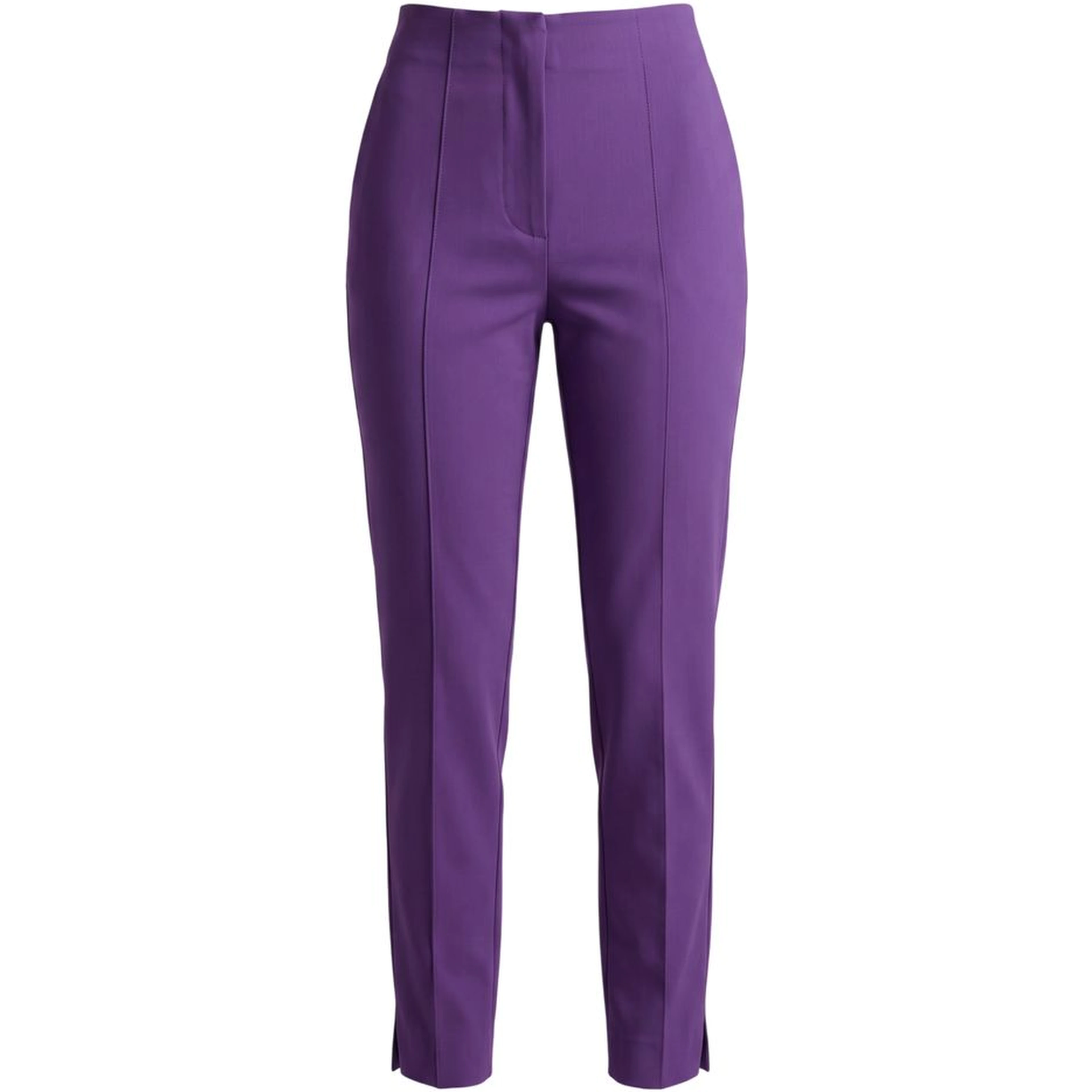 Purple Viscose Women Pants