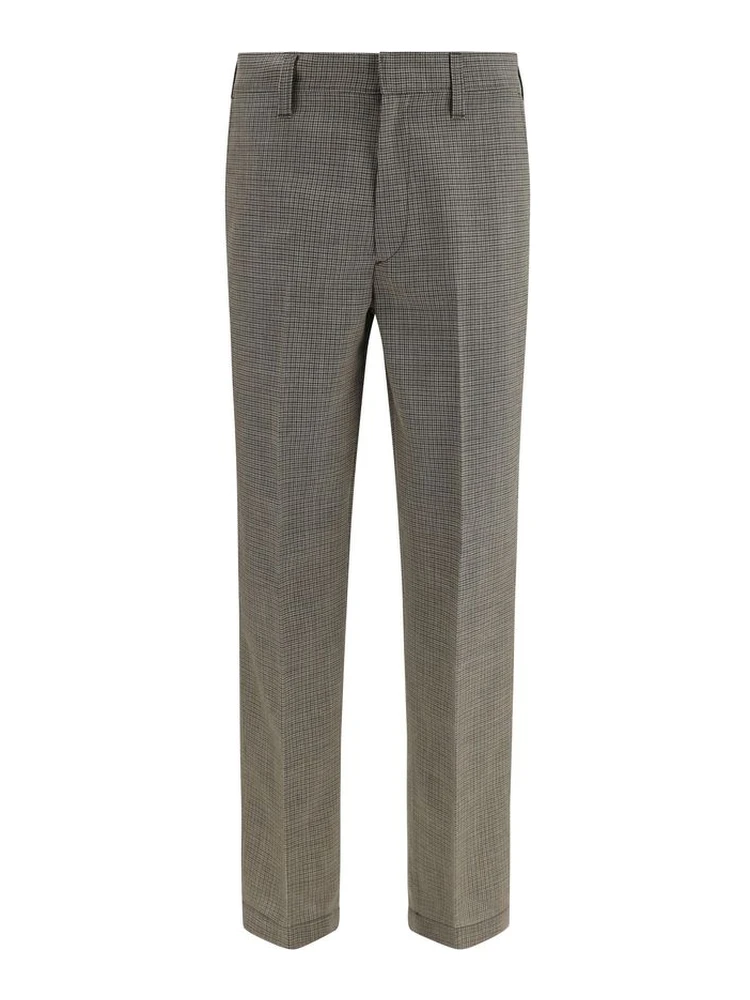 Brown Wool Oves Aries Pants