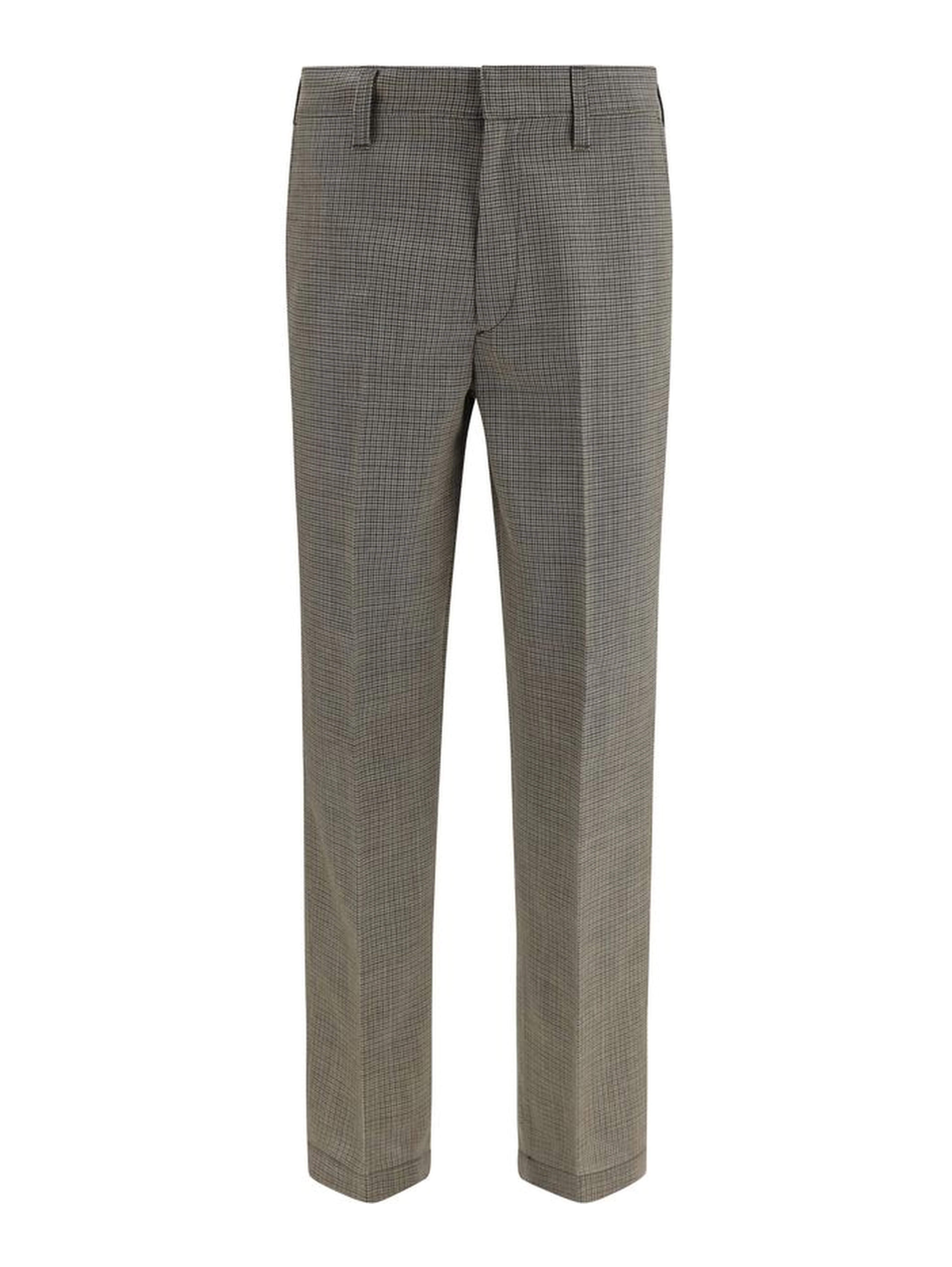 Brown Wool Oves Aries Pants