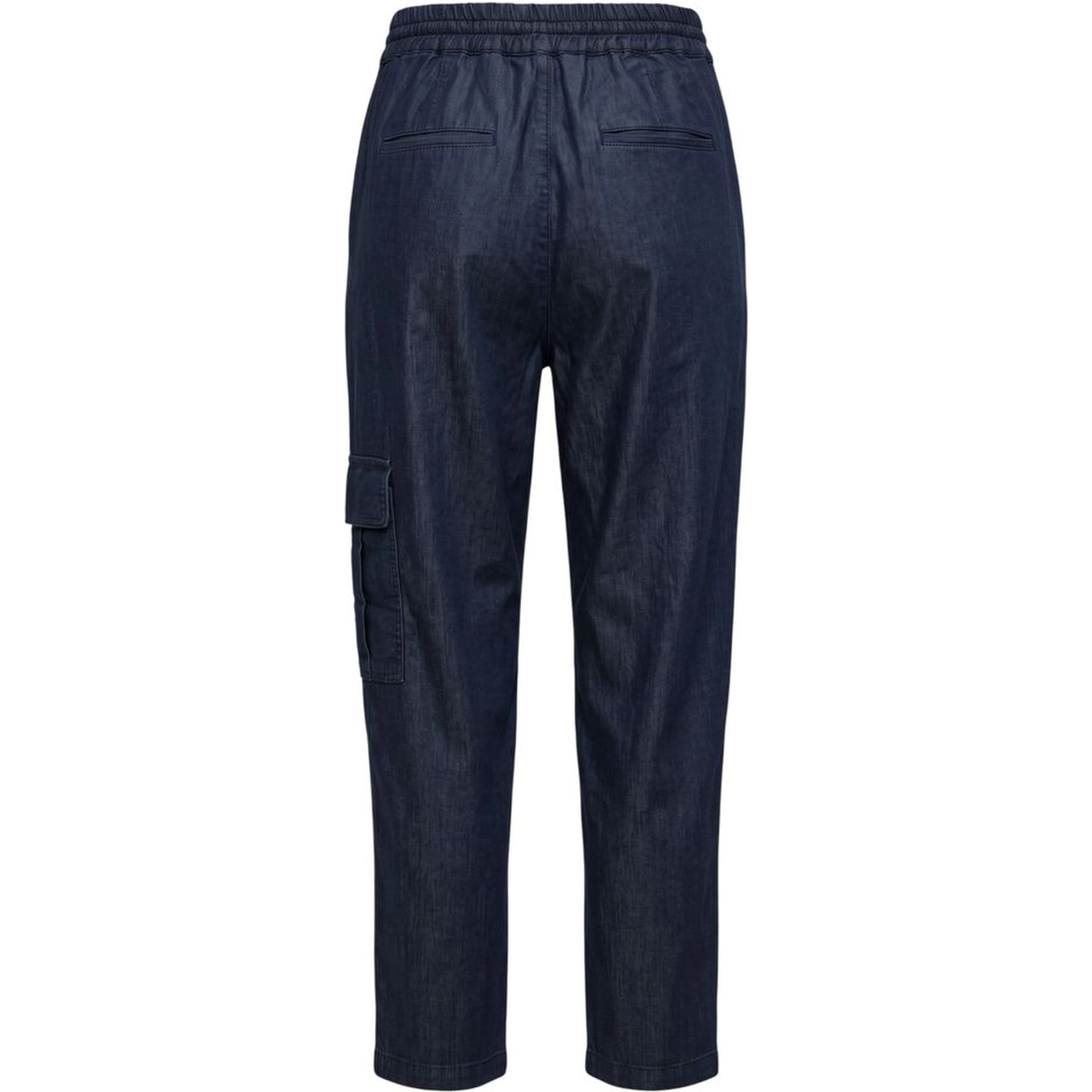 Blue Cotton Women's Pant