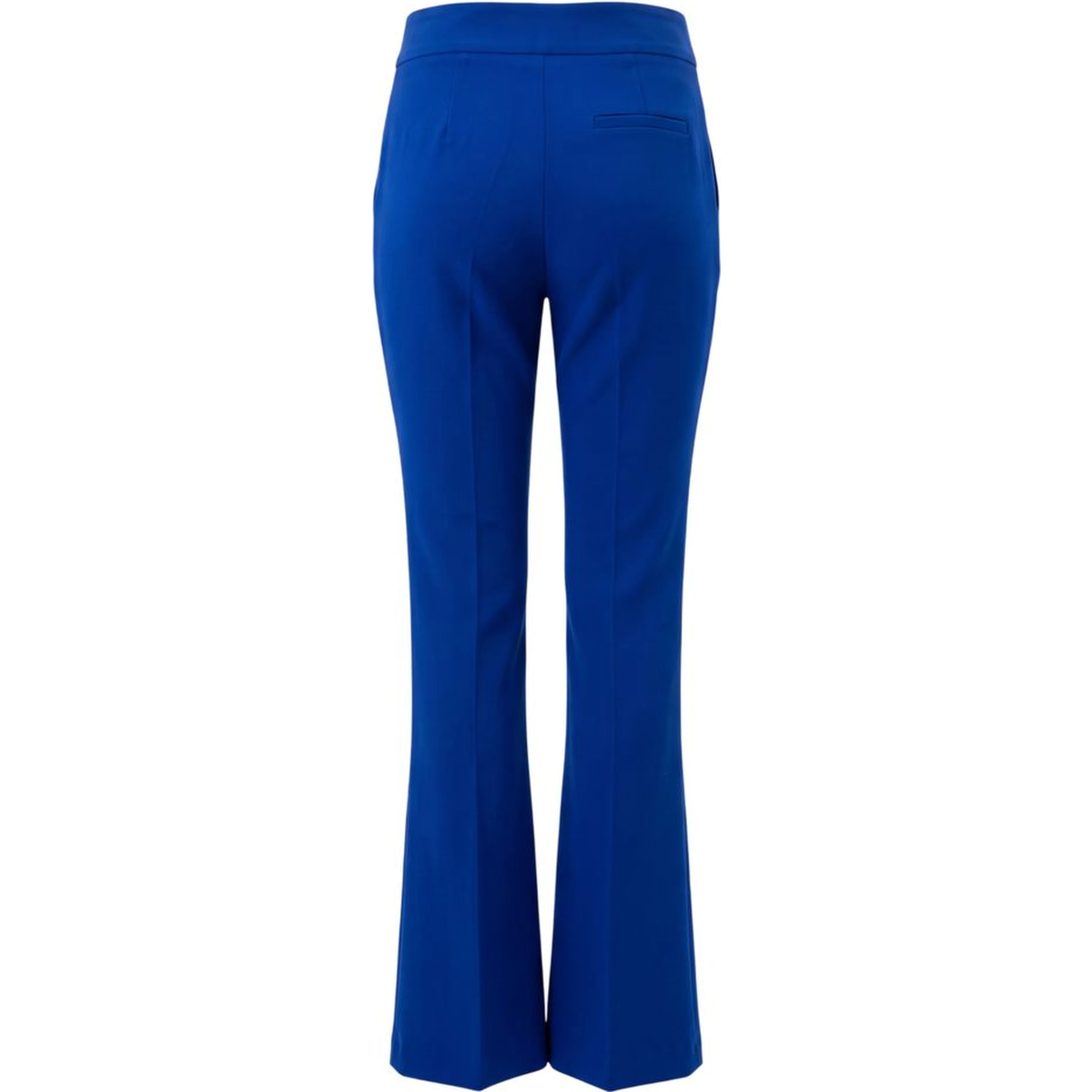 Blue Polyester Women Pants