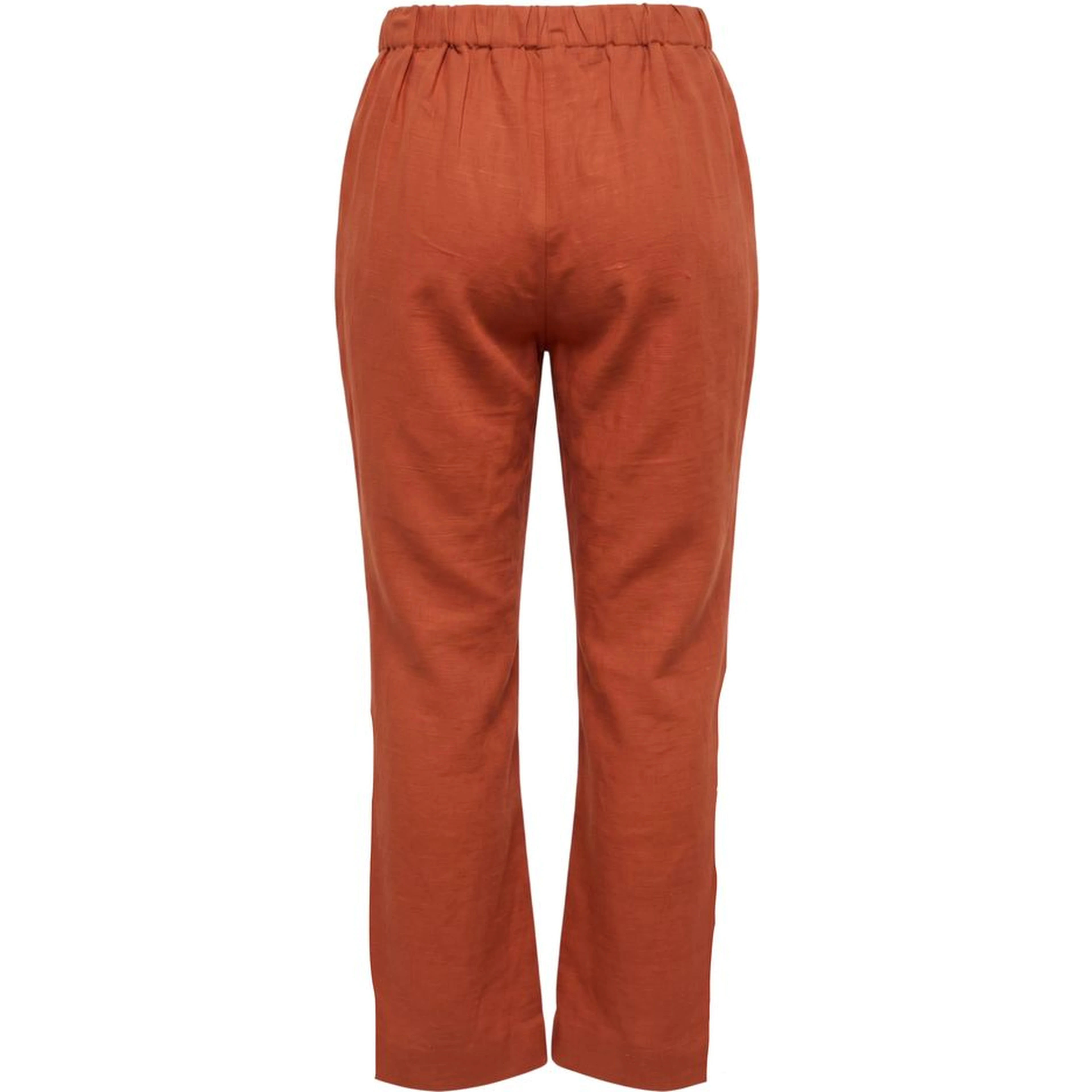 Brown Viscose Women Pant