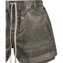 Gray Cotton Bermuda Shorts