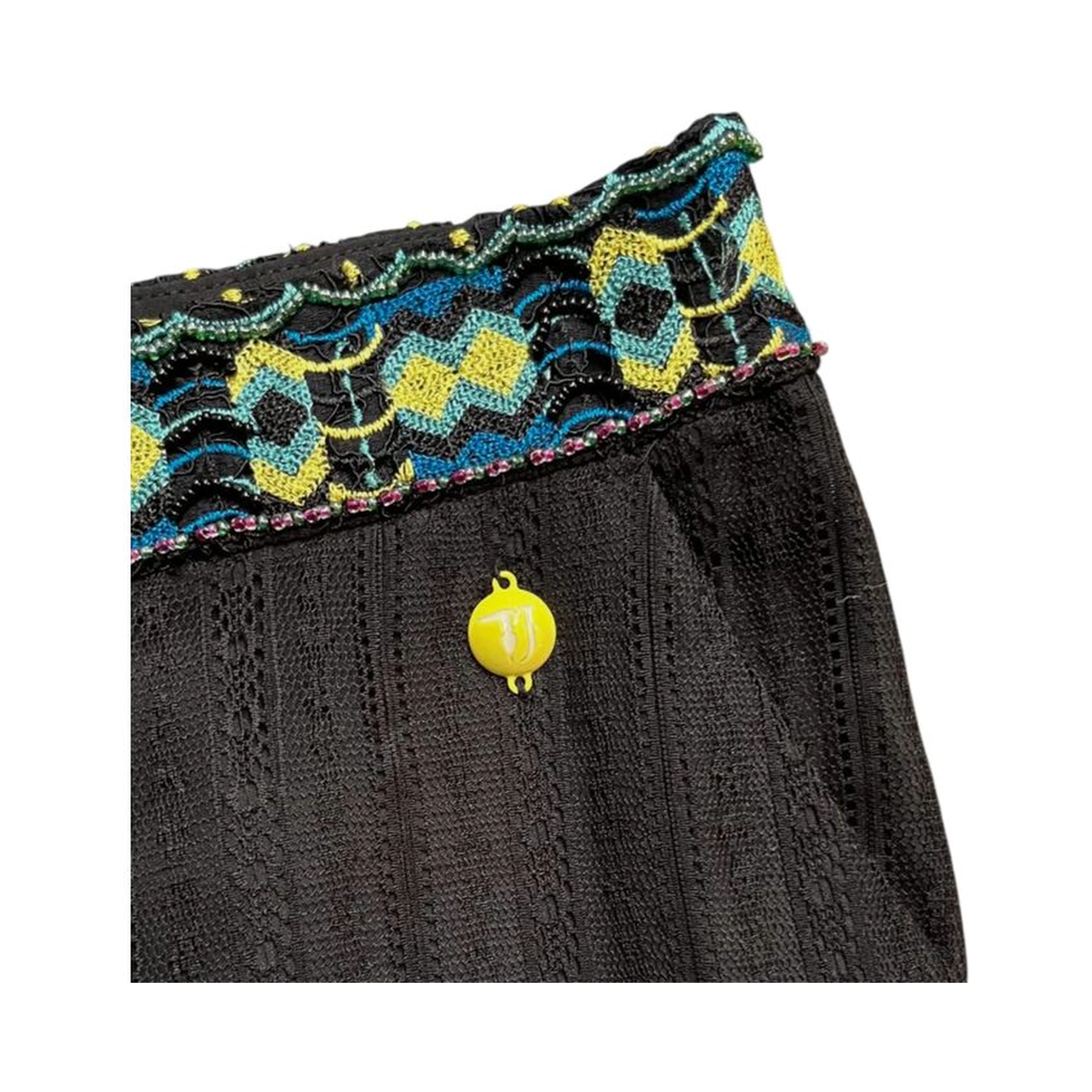 Black Polyamide Women Pants