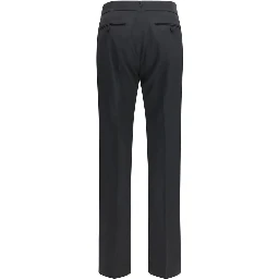 Black Wool Oves Aries Dress Pants