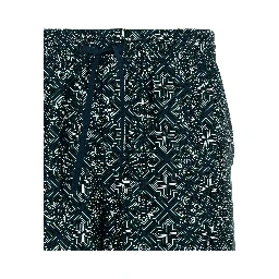 Multicolor Silk Bermuda Shorts