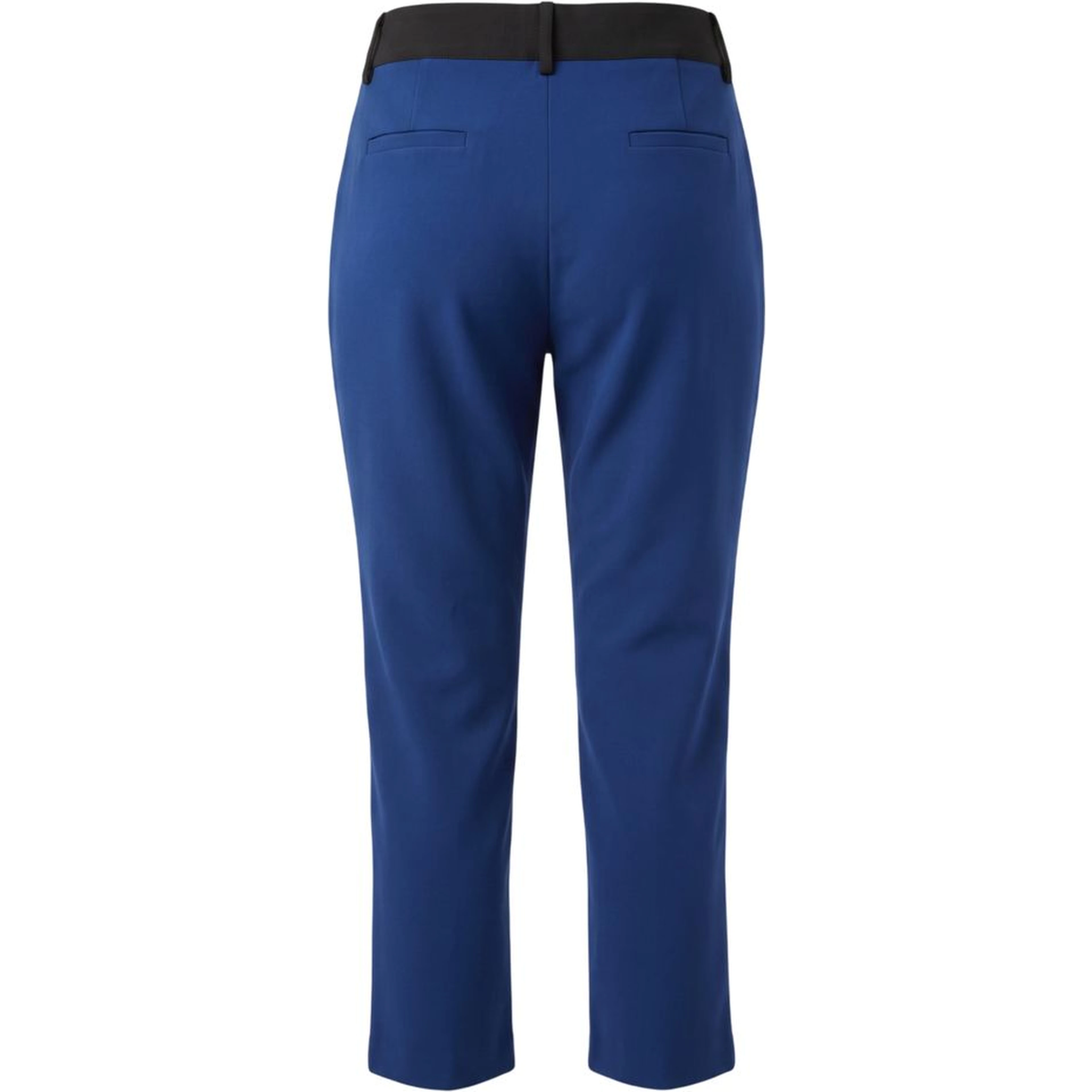 Blue Polyester Women Pant