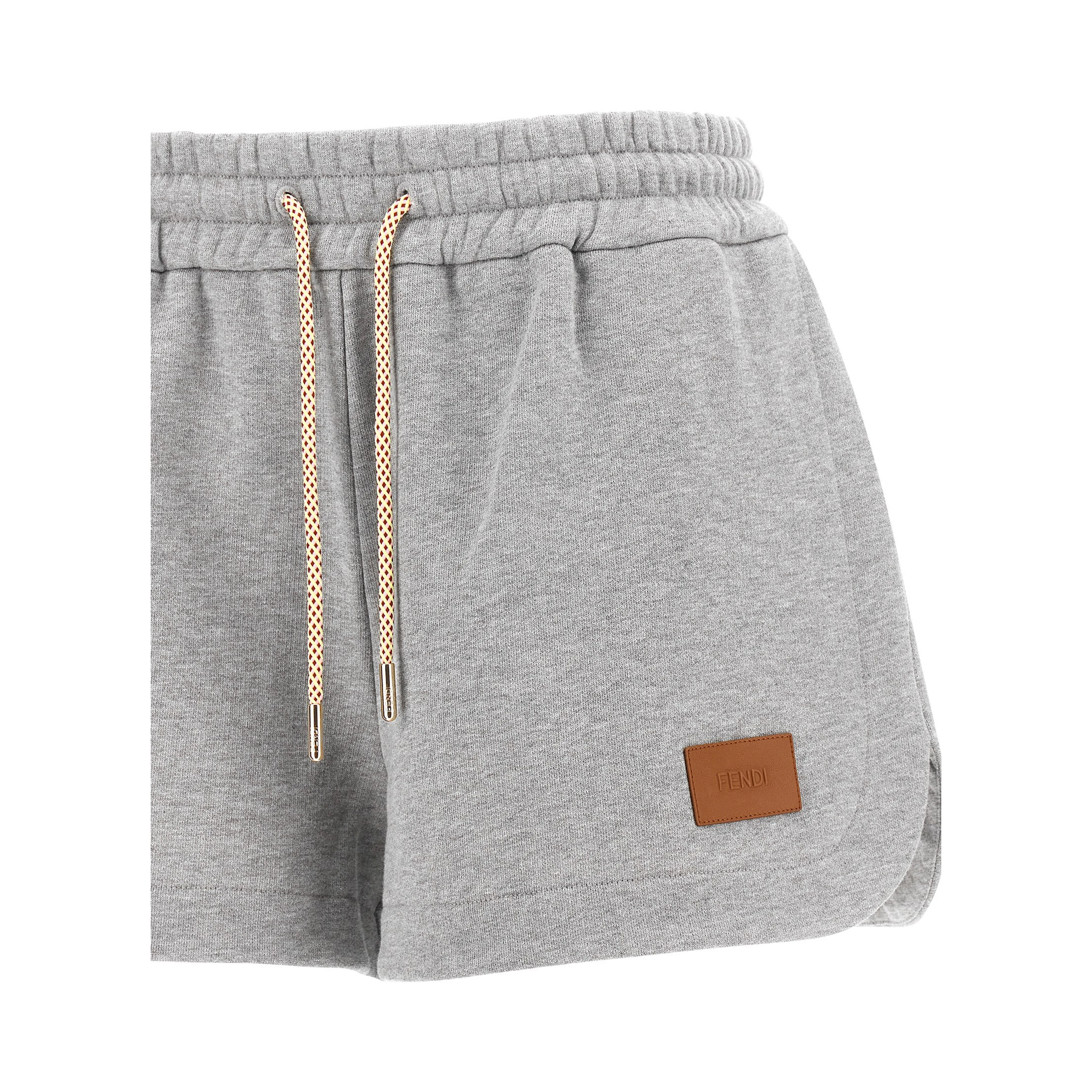 Gray Cotton Bermuda Shorts