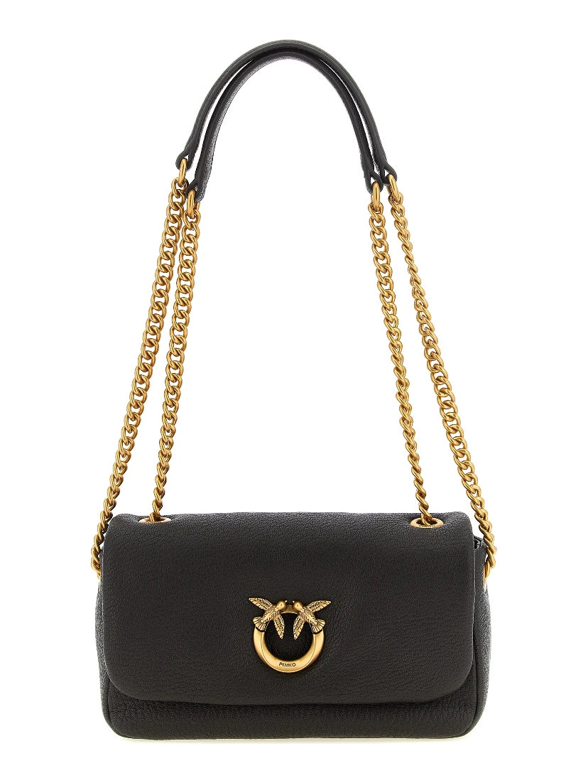 Brown Lamb Leather Crossbody Bag