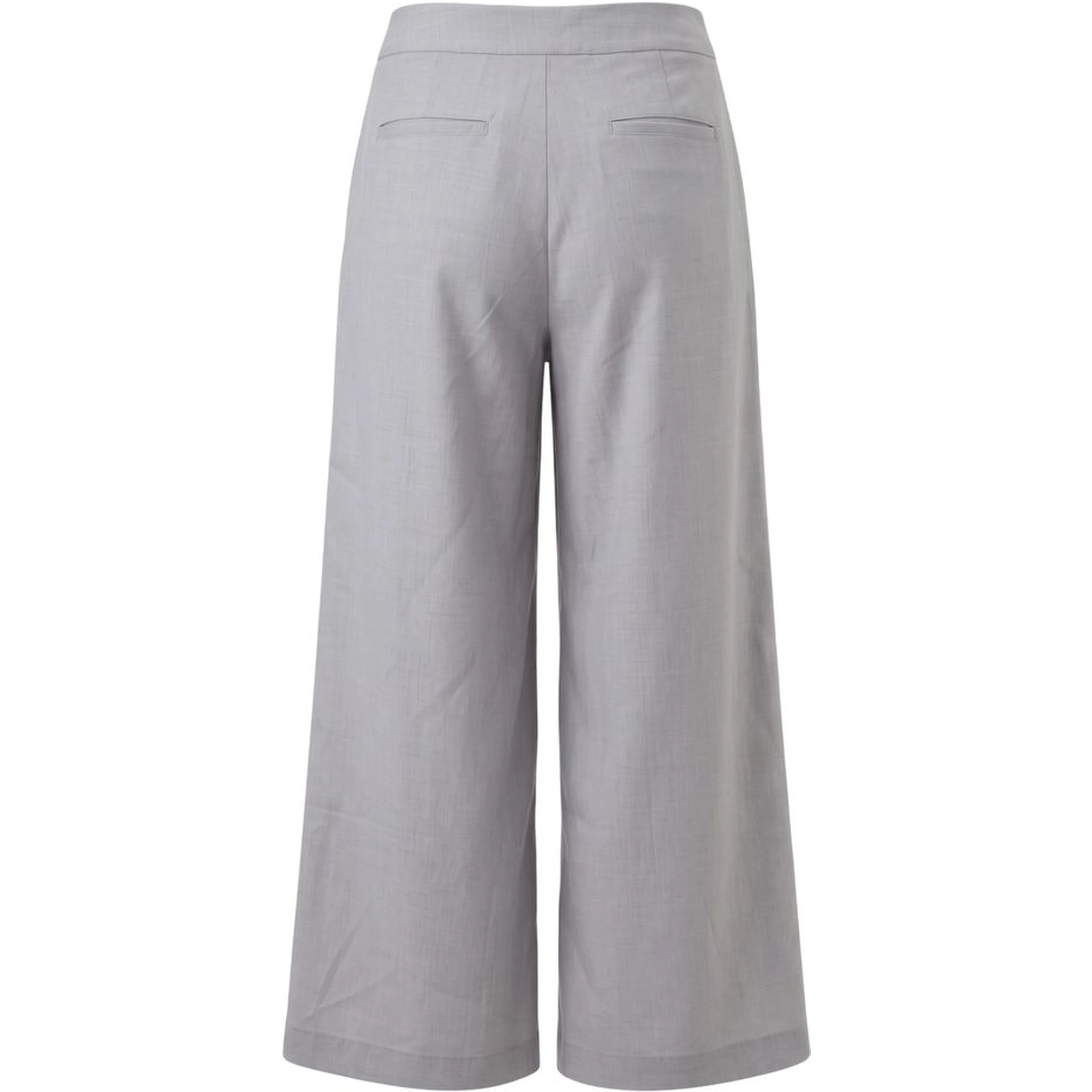 Grey Polyester Women's Pant