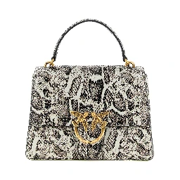 Gray Calfskin Handbag