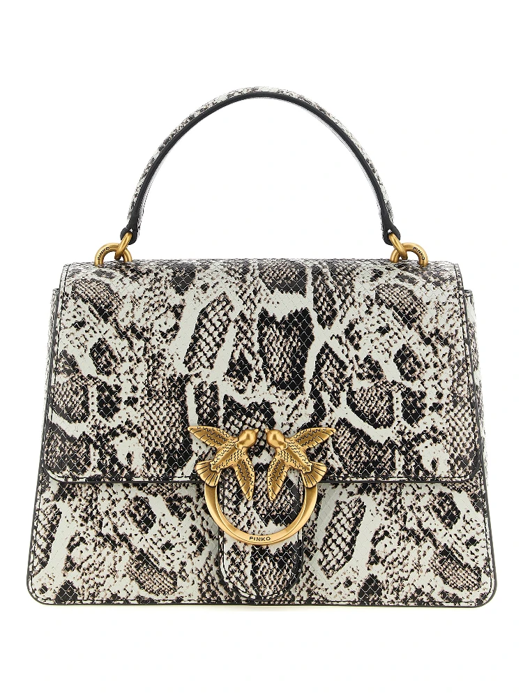 Gray Calfskin Handbag