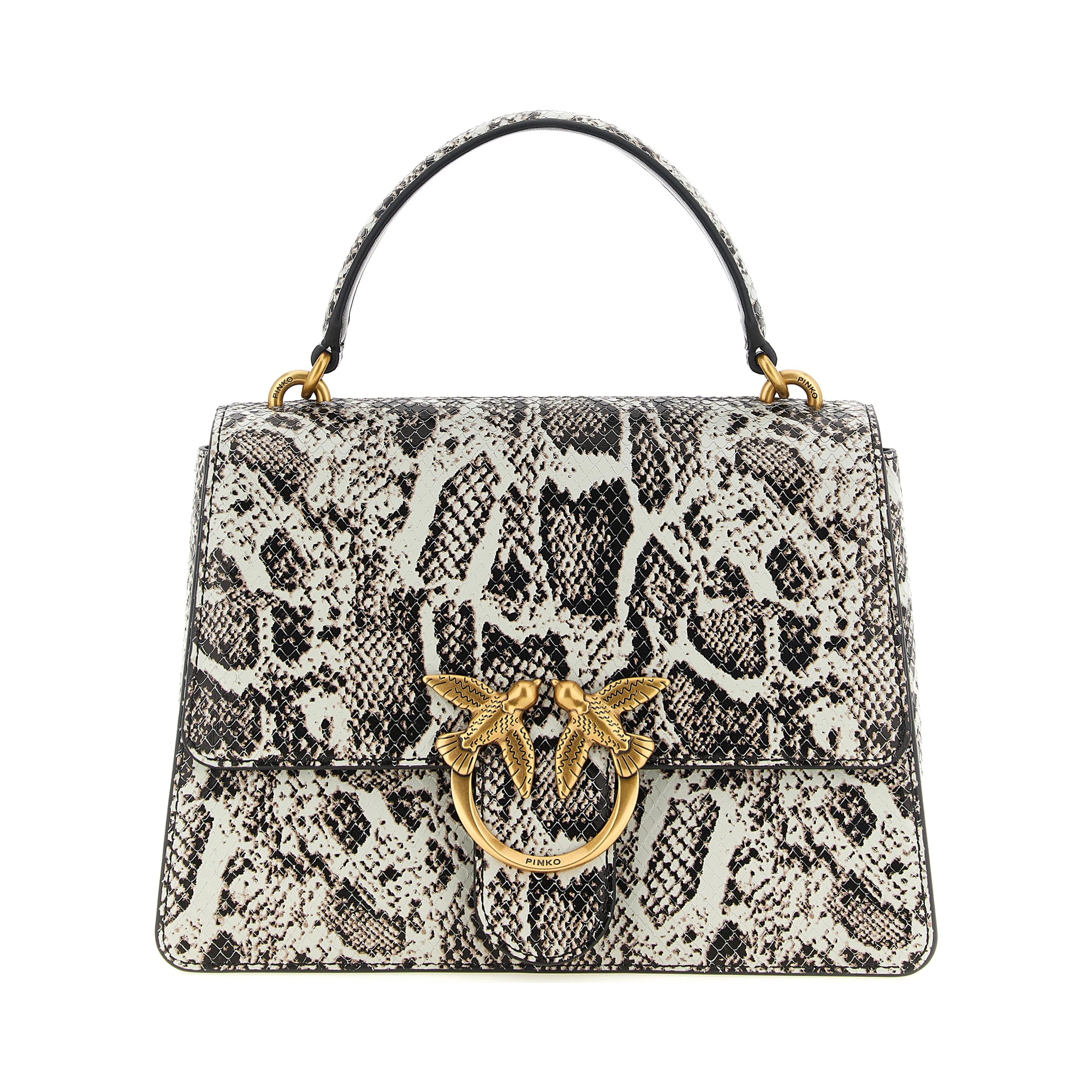 Gray Calfskin Handbag
